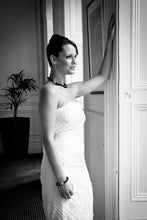 Load image into Gallery viewer, Sophie Swarovski® Crystal Pearl Necklace with Single Crystal Ball