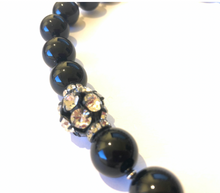 Load image into Gallery viewer, Sophie Swarovski® Crystal Pearl Necklace with Single Crystal Ball