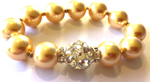 Load image into Gallery viewer, Discontinued Colour Sophie Swarovski® Crystal Pearl Bracelet with Single Crystal Ball