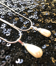 Load image into Gallery viewer, Lucy Pear Shaped Swarovski® Crystal Pearl Drop Necklace