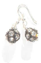 Load image into Gallery viewer, Flora Crystal Ball Earrings
