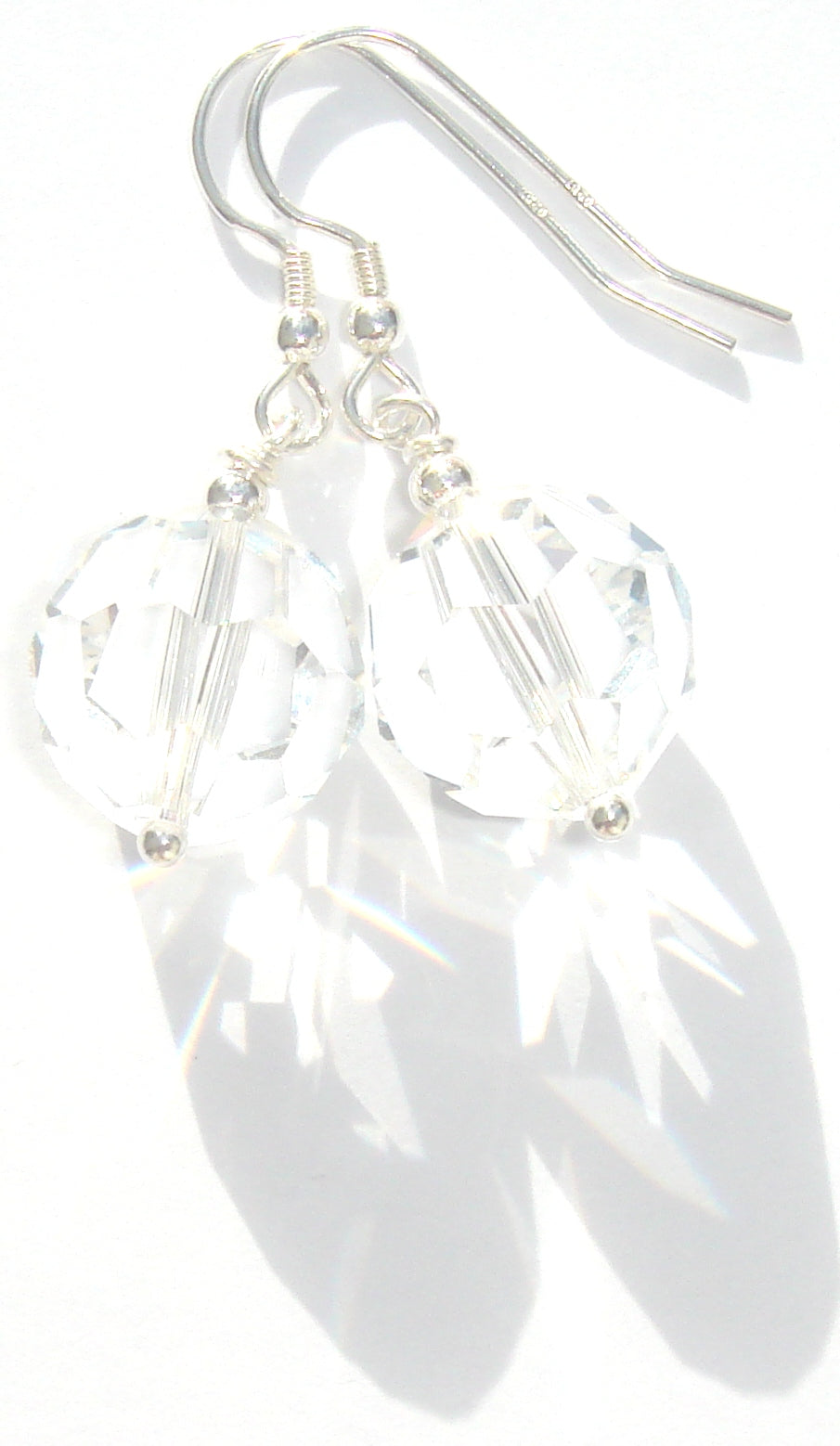 Flora Swarovski® Faceted Crystal Earrings