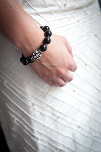 Sophie Swarovski® Crystal Pearl Bracelet with Single Crystal Ball