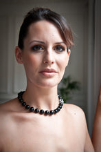 Load image into Gallery viewer, Sophie Swarovski® Crystal Pearl Necklace with Single Crystal Ball
