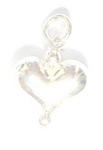 Sophie Swarovski® Crystal Pearl Bracelet with Trio of Sterling Silver Balls. Optional Heart Drop