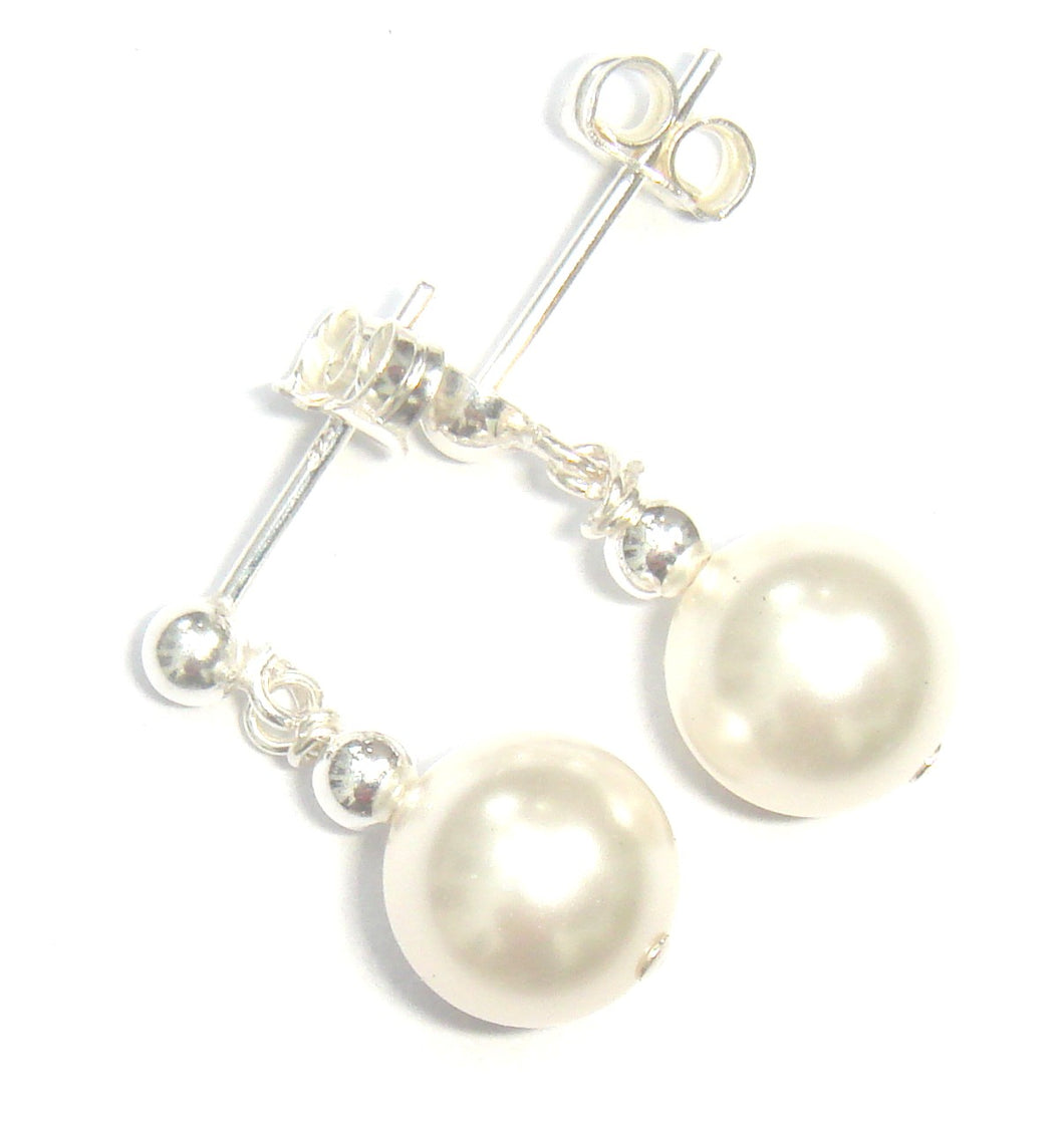 Lucy Swarovski® Crystal Pearl Earrings